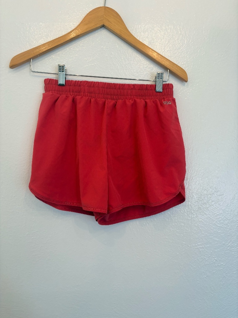 DSG Girls Red Athletic Running Shorts Sporty Sz XL 16